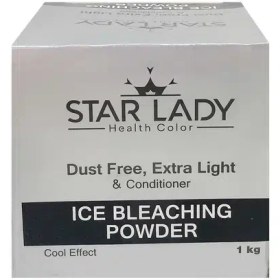 تصویر پودر دکلره آیس ۱۰۰۰ گرمی استار لیدی Star lady bleaching pwoder 1000 gr