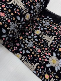 تصویر پارچه مخمل سوزندوزی 