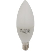 تصویر لامپ شمعی پارس شعاع توس ۶ وات مات E14 