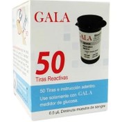 تصویر نوار تست قند خون گالا بسته 50 عددی GALA Test Strips 50 pcs