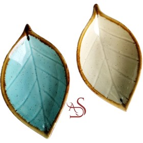 تصویر مزه خوری طرح برگ انبه دنی هوم Danny Home designe serving dises