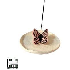 تصویر جا عودی فانتزی و سرامیکی پروانه 