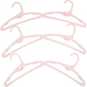 تصویر چوب لباسی نوزاد رنگ طوسی بسته 6 عددی BABY HANGER GREY