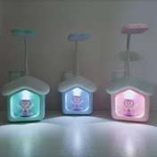 تصویر چراغ مطالعه عمده دخترانه مدل کلبه ای 