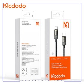 تصویر کابل USB-C مک دودو مدلCA-2840 طول 1.2متر McDodo USB-C cable model CA-2840 length 1.2 meters