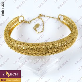 تصویر دستبند النگوییِ (تکپوش) برنجی طرح طلا 331 ا Cuff Bracelet Cuff Bracelet