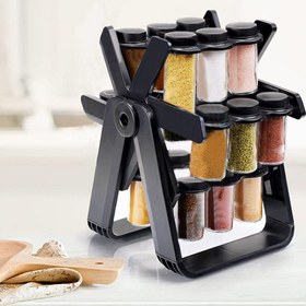 تصویر جا ادویه چرخ و فلکی Spice Wheel Holder