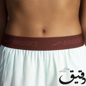 تصویر شورت ورزشی زنانه بروکس”Brooks chaser 3 یخی BROOKS CHASER 3 SHORT