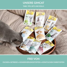 تصویر قرص تقویت کننده پوست و مو گربه جیم کت وزن 40 گرم GIM CAT skin and coat tabs 40gr