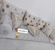 تصویر ست شاه نشین تشک و بالشت و پشتی سنتی - ۱۰ 