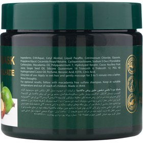 تصویر ماسک مو همراه با آبکشی حاوی روغن ماکادمیا 400 میل دیلمون Dilmon Macadamia Hair Mask 400 ml