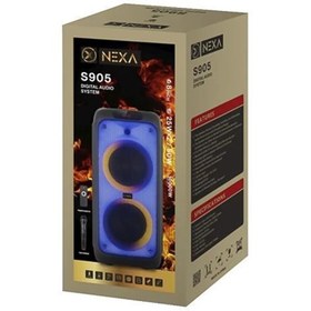 تصویر اسپیکر بلوتوثی قابل حمل نکسا مدل S905 nexa party box s905