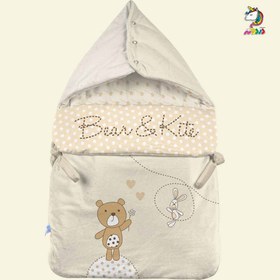 تصویر كیسه خواب زیپ دار BEAR AND KITE رز برن Rose Born Bear And Kite Zippered Sleeping Bag