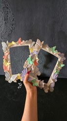 تصویر قاب عکس مدل پروانه 