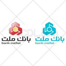 تصویر لوگوی بانک ملت به صورت وکتور 