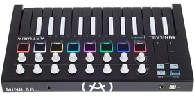 تصویر میدی کنترلر آرتوریا Arturia MiniLAB MkII Inverted Arturia MiniLAB MkII Inverted MIDI Keyboard Controller