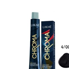 تصویر رنگ مو فاقد آمونیاک کروما لاکمه Lakme Chroma Ammonia Free Permanent Hair Color 4/00 60ml 