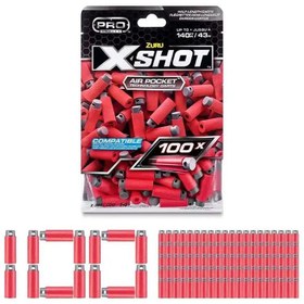 تصویر تیر فومی 100 تایی ایکس شات X-Shot سری Pro 