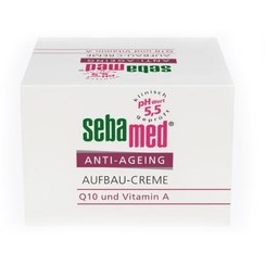 تصویر کرم ضد چروک حاوی آنزیم Q10 و ویتامین A مخصوص انواع پوست sebamed anti ageing crème 