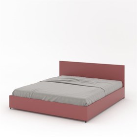 تصویر تخت خواب ام دی اف ساده عرض 180- مدل H01 