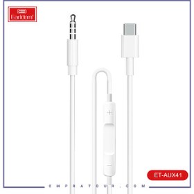 تصویر کابل صدا تایپ سی ارلدام Earldom ET-AUX41 Type-C to 3.5mm Audio Cable 