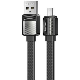 تصویر کابل 1 متری USB به میکرو برند ریمکس مدل RC-154m Remax RC-154m Micro fast charging high-speed data cable