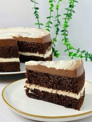 تصویر کیک کیندر | طعم شکلاتی خاص برای کافی‌شاپ‌های بندرعباس 