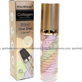تصویر پرایمر رنگین کمانی کیس بیوتی Kiss Beauty Primer Collagen 