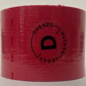 تصویر چسب کنزو DRENZO | نوار کنزو تیپ ورزشی برای حمایت عضلات و مفاصل - قرمز / 5cm*5m Kinesiology Tape، Sports Tape، Muscle Support، Pain Relief.