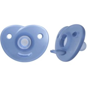 تصویر پستانک اورجینال فیلیپس اونت 0 تا 6 ماه آبی کد SCF099/21 Original Philips Avent Pacifier 0-6 months blue code SCF099/21