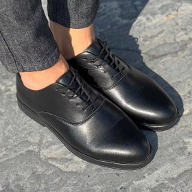 تصویر کفش مردانه مشکی کد 24990 men's shoes