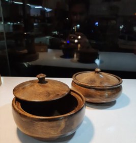 تصویر قندان چوبی 