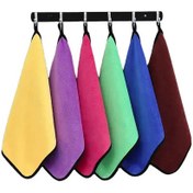 تصویر دستمال نظافت خودرو عمده میکروفایبر ماشین تنظیف باریستا آشپزخانه حوله نانو جادویی مسافرتی کارواش30× 