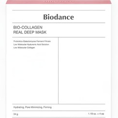 تصویر ماسک Biodance بایودنس کلاژن‌ساز ضد چروک و سفت کننده بسته 4 عددی 