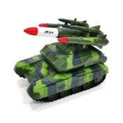تصویر اسباب بازی کنترلی مدل تانک همراه کاتیوشا طرح تیرپرتابی شارژی کد 899/11 