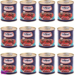 تصویر کنسرو رب گوجه فرنگی اروم آدا وزن 800 گرم 12 عددی 