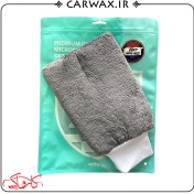 تصویر دستکش مایکروفایبر نرم مخصوص شستشوی بدنه خودرو With Us Soft Wash Mitt 