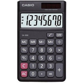 تصویر ماشین حساب مدل SX-300W کاسیو ا Casio SX-300W Calculator Casio SX-300W Calculator