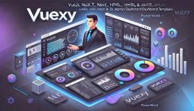 تصویر Vuexy قالب مدیریت چندمنظوره برای Vue.js، Laravel، Django و Asp.Net با طراحی مدرن 