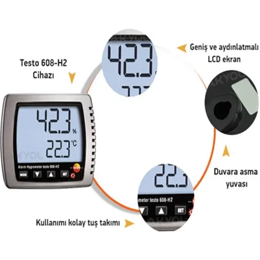 خرید و قیمت دماسنج و رطوبت سنج Testo 608-H2 | ترب خرید و قیمت دماسنج و رطوبت سنج Testo 608-H2 | ترب