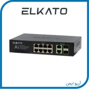 تصویر سوئیچ شبکه الکاتو مدل EL-1SG0822GP-120W سوئیچ شبکه الکاتو مدل EL-1SG0822GP-120W