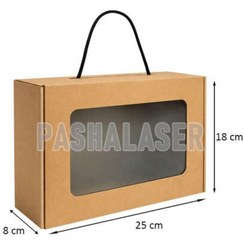 تصویر جعبه مستطیل طلق‌دار (بسته 500 عددی) کد 39186 