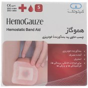 تصویر چسب بندآورنده خونریزی کیتوتک مدل هموگاز ۵ عددی 