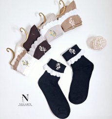 تصویر جوراب لب پاکتی 