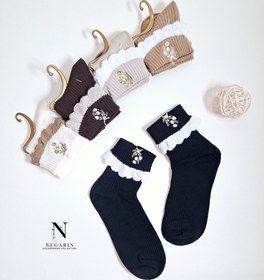 تصویر جوراب لب پاکتی 