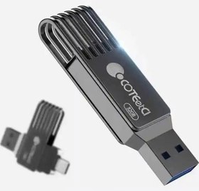 تصویر فلش مموری تایپ سی و یو ای بی 32 گیگ کوتتسی Coteetci Type C and USB flash memory CS8833-32G 