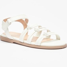 تصویر صندل بنددار دخترانه با بسته شدن چسبی - مجموعه رمضان برند flora bella by shoexpress Girl's Strappy Sandals with Hook and Loop Closure Ramadan Collection