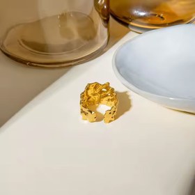 تصویر انگشتر کویر روکش طلا 