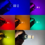 تصویر لامپ چراغ کوچک رنگی مدل 24SMD 