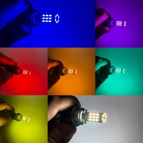 تصویر لامپ چراغ کوچک رنگی مدل 24SMD 